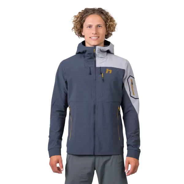  Muška jakna HANNAH AREN HOODY INDIJSKA TINTA/KOŽA MORSKOG PSA 