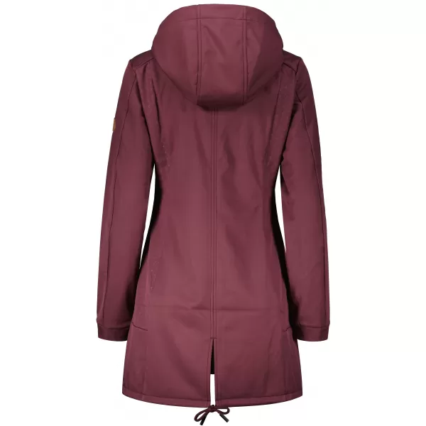  Ženski softshell kaput ALTISPORT CIARA TAMNOCRVENA 