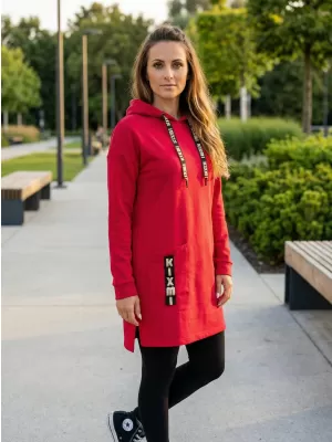 Ženski sweatshirt KIXMI SHARON CRVENA