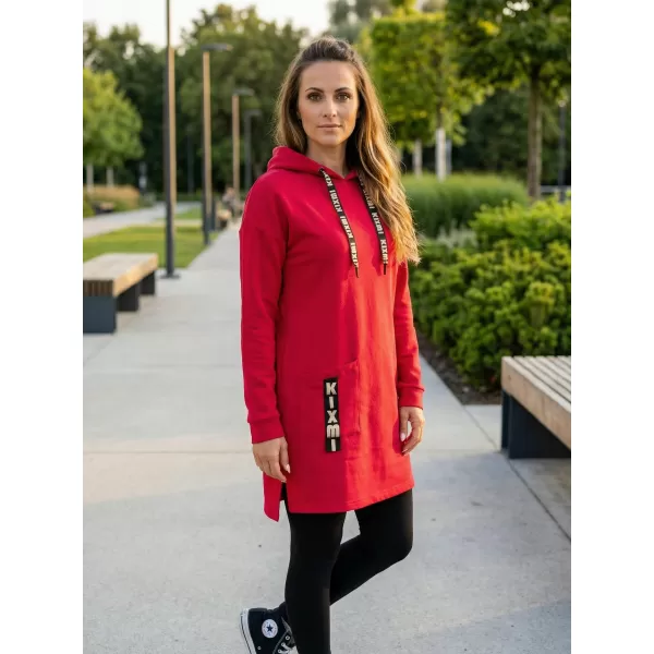  Ženski sweatshirt KIXMI SHARON CRVENA 