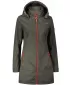 Ženski softshell kaput ALTISPORT CIARA KAKI/CRVENA