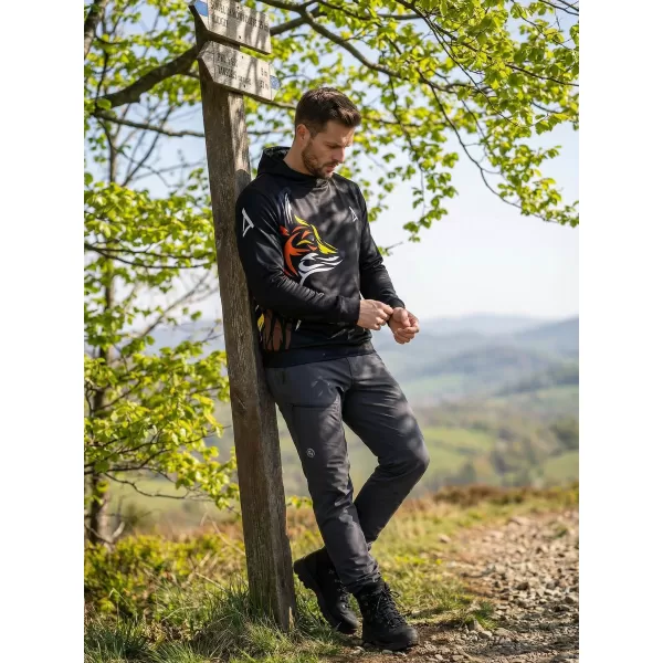  Muška premium funkcionalna majica ALTISPORT VOJ/ALM029MI01 CRNA I ŽUTA 