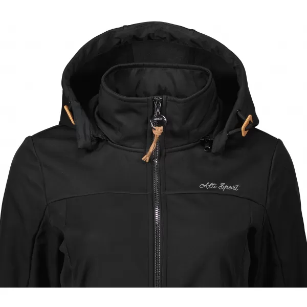  Ženski softshell kaput ALTISPORT CIARA CRNA 
