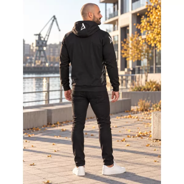 Muška premium funkcionalna majica ALTISPORT VOJ/ALM029MI01 CRNO SIVA 
