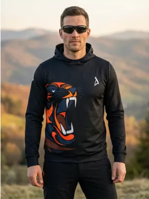 Muška premium funkcionalna majica ALTISPORT VOJ/ALM029MI01 CRNO-NARANČASTA