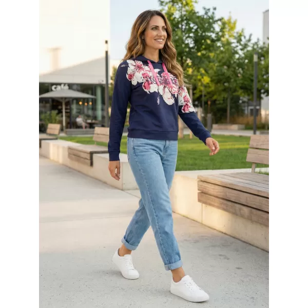  Ženski sweatshirt KIXMI SABRINA TAMNOPLAVA 