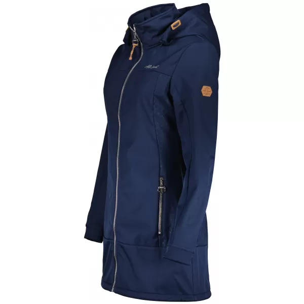  Ženski softshell kaput ALTISPORT CIARA TAMNOPLAVA/SREBRNA 