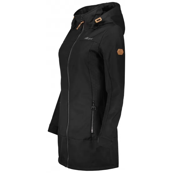  Ženski softshell kaput ALTISPORT CIARA CRNA 