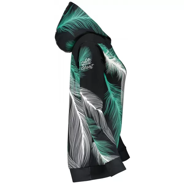 Ženska premium funkcionalna majica ALTISPORT VOJ/ALW001MI01 CRNO/TIRKIZNO 