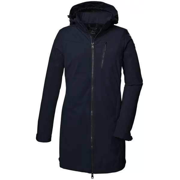  Ženska softshell parka KILLTEC KOS 41 41281-814 TAMNOPLAVA 