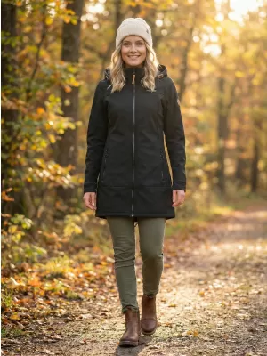 Ženski softshell kaput ALTISPORT CIARA CRNA