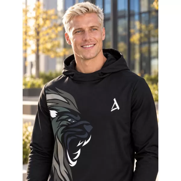  Muška premium funkcionalna majica ALTISPORT VOJ/ALM029MI01 CRNA I BEŽ 