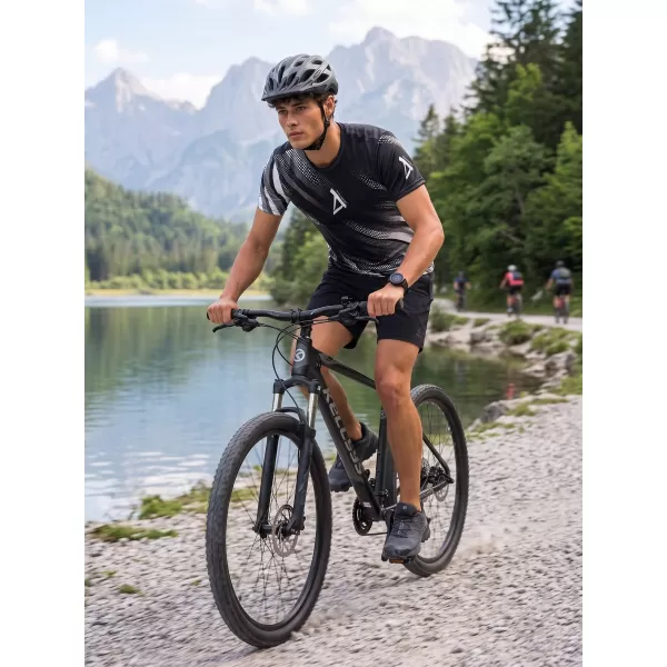 Muška funkcionalna premium majica ALTISPORT VOJ/ALM028TR01 CRNO-BIJELO 