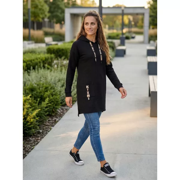  Ženski sweatshirt KIXMI SHARON CRNA 
