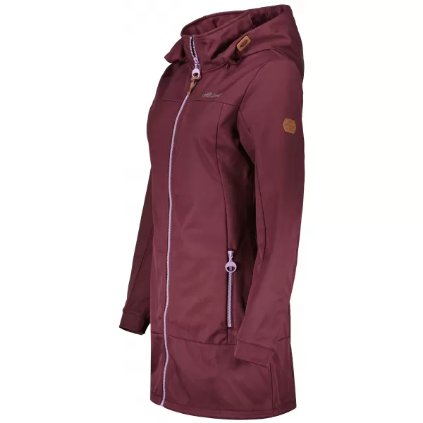  Ženski softshell kaput ALTISPORT CIARA BORDO/LJUBIČASTA 