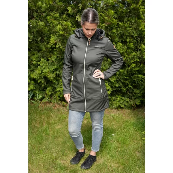  Ženski softshell kaput ALTISPORT CIARA KAKI 
