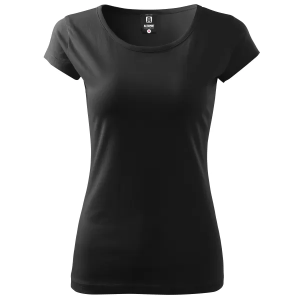  Ženska majica kratkih rukava ALTISPORT NoPrint NP/ALW221 CRNA 