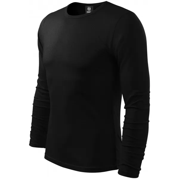  Muška majica s dugim rukavima ALTISPORT NoPrint NP/ALM911 CRNA 