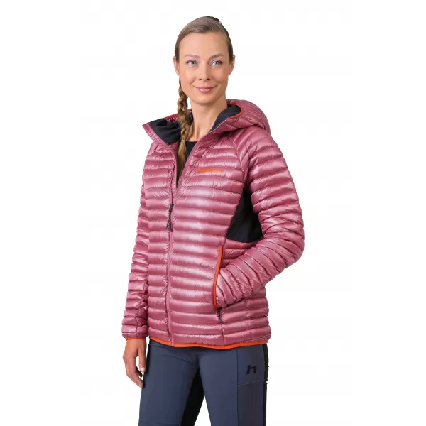  Ženska jakna HANNAH MANTIS HOODY SUNCEM POLJUBLJEN KORAL 
