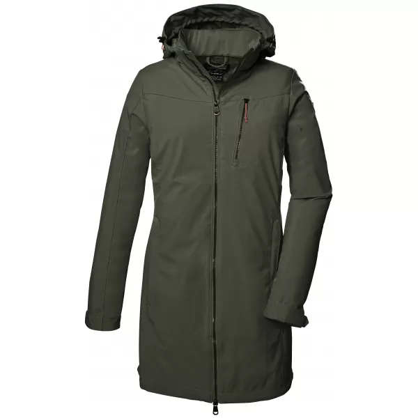  Ženska softshell parka KILLTEC KOS 41 41281-733 MASLINA 
