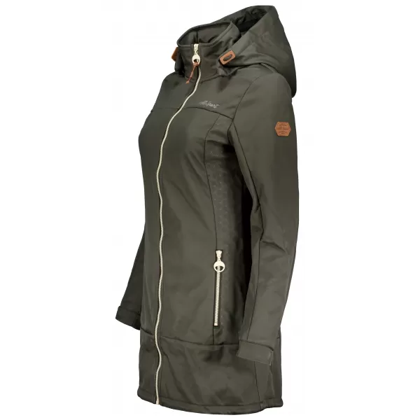  Ženski softshell kaput ALTISPORT CIARA KAKI 