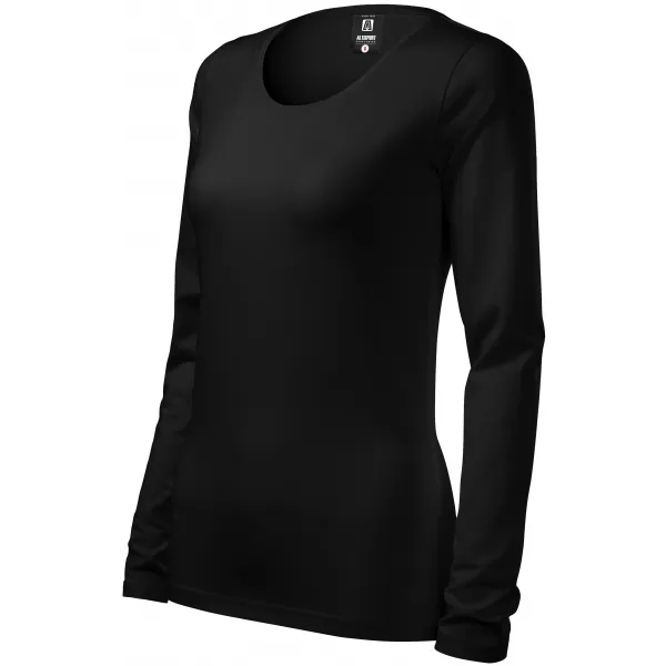  Ženska majica s dugim rukavima ALTISPORT NoPrint NP/ALW931 CRNA 