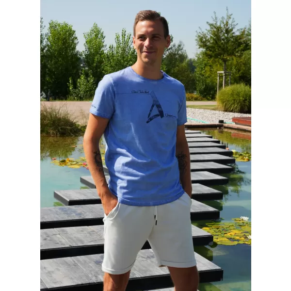  Muška majica kratkih rukava ALTISPORT CADMAN PLAVA 