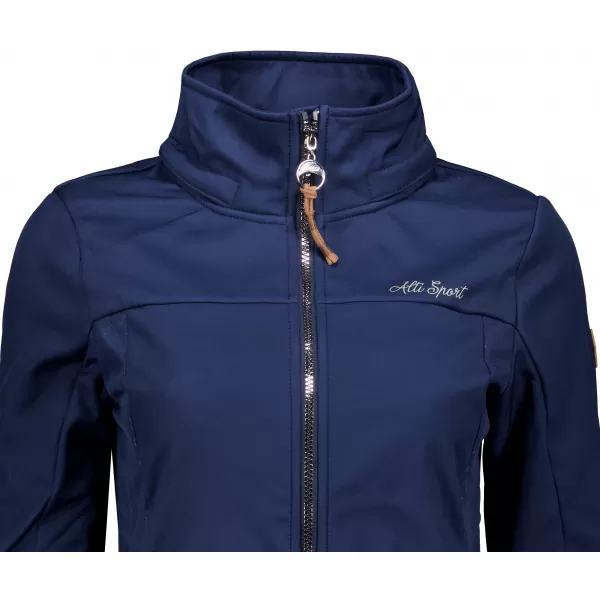  Ženski softshell kaput ALTISPORT CIARA TAMNOPLAVA 