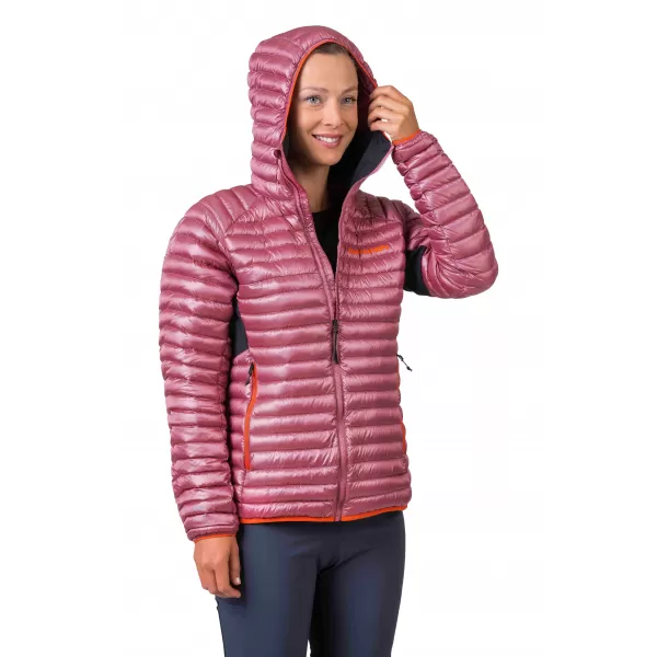  Ženska jakna HANNAH MANTIS HOODY SUNCEM POLJUBLJEN KORAL 