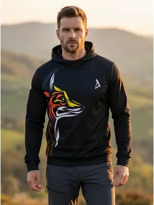 Muška premium funkcionalna majica ALTISPORT VOJ/ALM029MI01 CRNA I ŽUTA