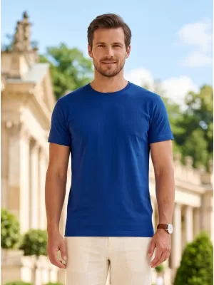 Muška majica kratkih rukava ALTISPORT NoPrint NP/ALM921 KRALJEVSKO PLAVA