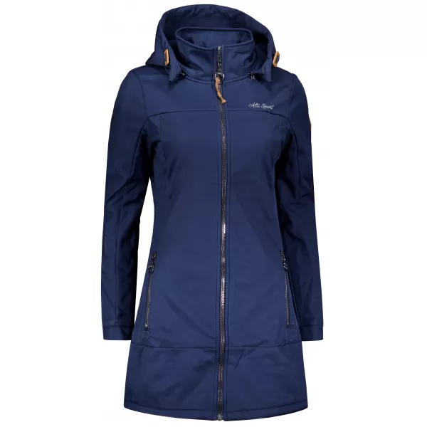  Ženski softshell kaput ALTISPORT CIARA TAMNOPLAVA 