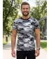 Muška majica kratkih rukava ALTISPORT NoPrint NP/ALM441 MASKIRNO SIVA