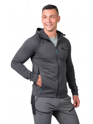 Muški sweatshirt HANNAH ETHAN HOODY ANTRACIT MEL