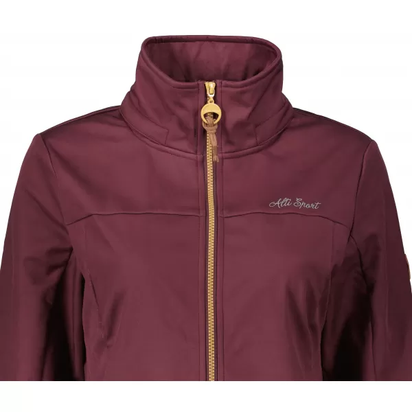  Ženski softshell kaput ALTISPORT CIARA TAMNOCRVENA 