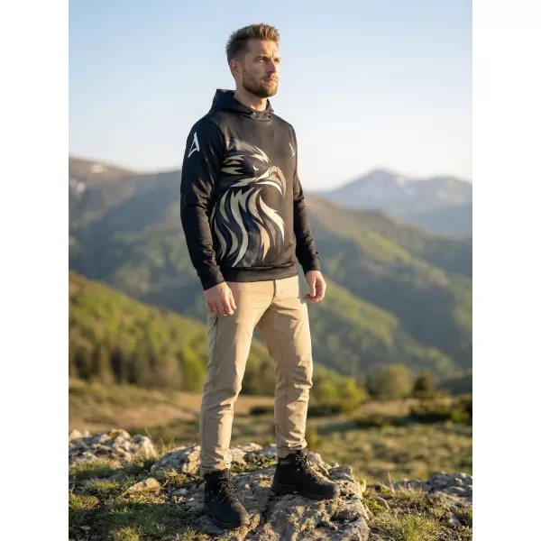  Muška premium funkcionalna majica ALTISPORT VOJ/ALM029MI01 CRNO SMEĐA 