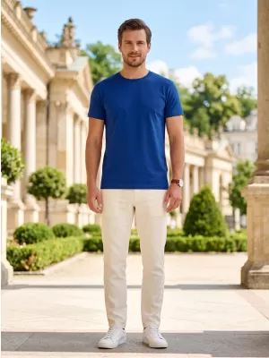 Muška majica kratkih rukava ALTISPORT NoPrint NP/ALM921 KRALJEVSKO PLAVA