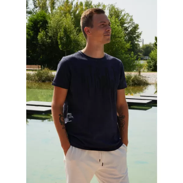  Muška majica kratkih rukava ALTISPORT CARLSON TAMNOPLAVA 
