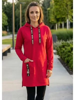 Ženski sweatshirt KIXMI SHARON CRVENA