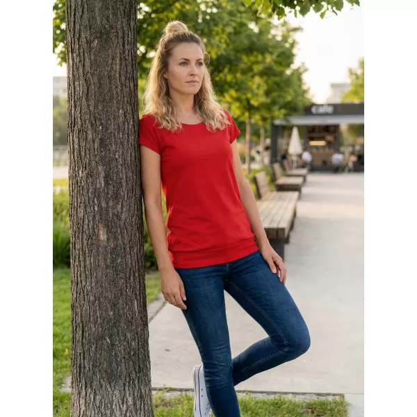  Ženska majica kratkih rukava ALTISPORT NoPrint NP/ALW021 CRVENA 