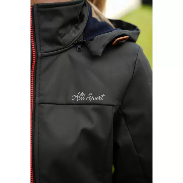  Ženski softshell kaput ALTISPORT CIARA KAKI/CRVENA 