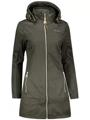 Ženski softshell kaput ALTISPORT CIARA KAKI