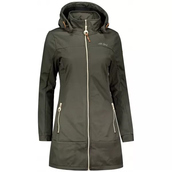  Ženski softshell kaput ALTISPORT CIARA KAKI 