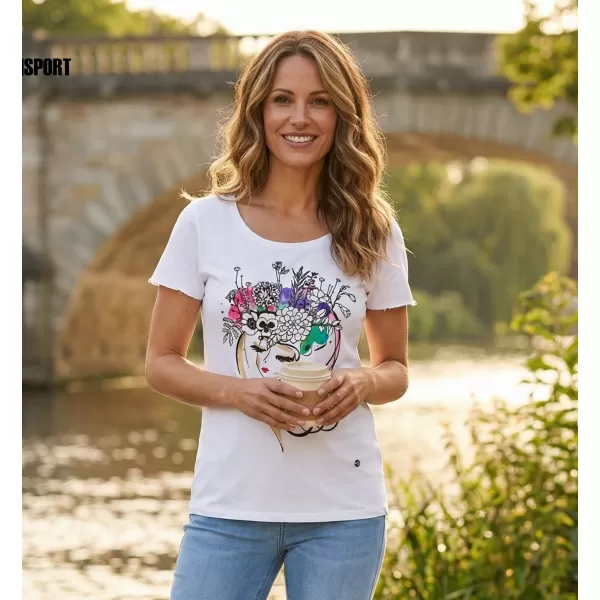  Ženska majica kratkih rukava KIXMI SINDY CRNO 