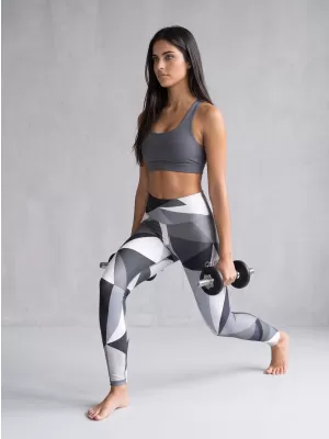 Ženske duge premium tajice ALTISPORT VOJ/ALW007LEG01 SIVA