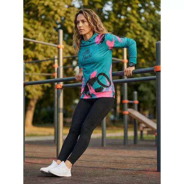 Ženska premium funkcionalna majica ALTISPORT VOJ/ALW027MI01 KEROZIN 
