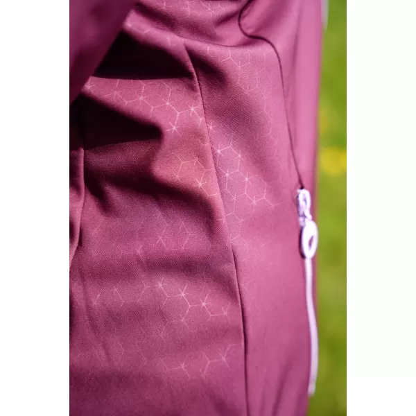  Ženski softshell kaput ALTISPORT CIARA BORDO/LJUBIČASTA 