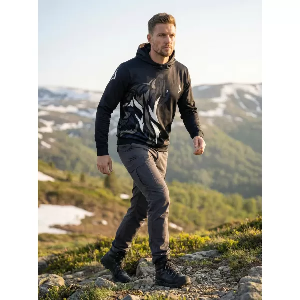  Muška premium funkcionalna majica ALTISPORT VOJ/ALM029MI01 CRNO SIVA 