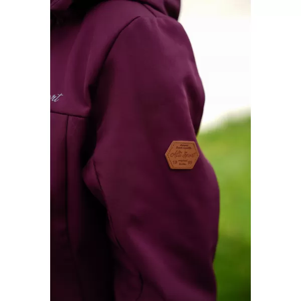  Ženski softshell kaput ALTISPORT CIARA BORDO/LJUBIČASTA 