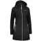 Ženski softshell kaput ALTISPORT CIARA CRNO/RUŽIČASTO